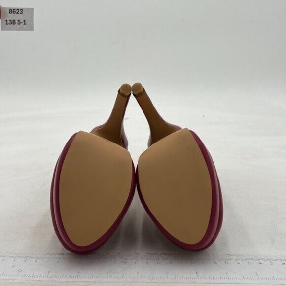 FSJ Dark Red Classic Stiletto Heels Platform Pumps Pointed Toe Formal Shoes - Picture 6 of 7